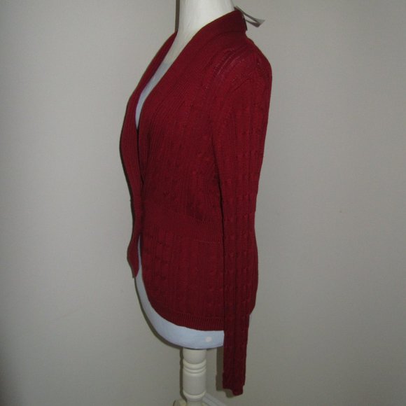 Women's Croft & Barrow Berry Wine Sweater Size Large NWT-$50.00 - Picture 5 of 7